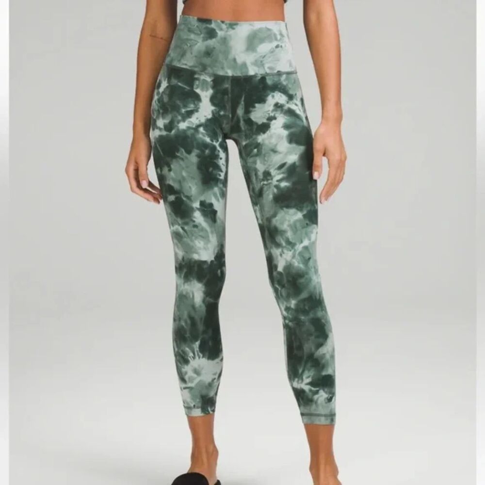 Lululemon Align Diamond Dye Starlight Smoked Spruce Leggings Size 6 Yoga Pilates